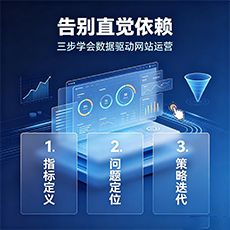 抚州建站-告别直觉依赖：三步学会数据驱动网站运营