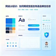 抚州建站-网站UI设计：如何用视觉语言传递品牌信任感