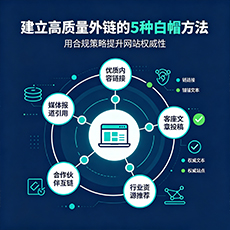 抚州建站-建立高质量外链的5种白帽方法